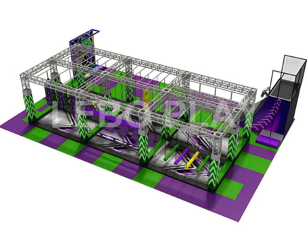 kids ninja warrior course