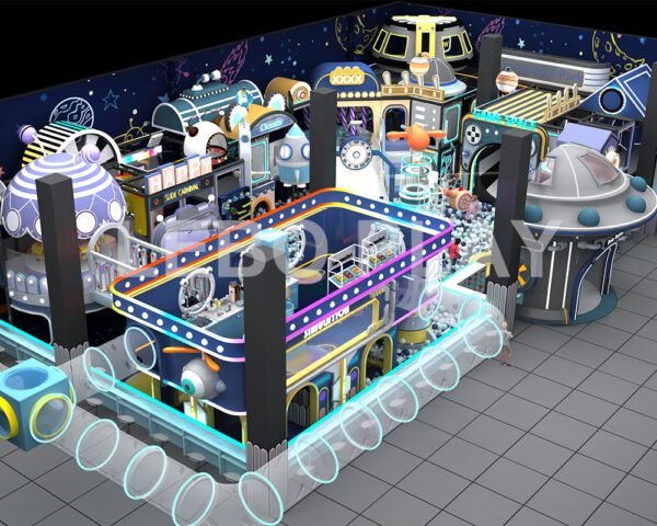 space theme inside playground giant indoor parks for kids lp ip015