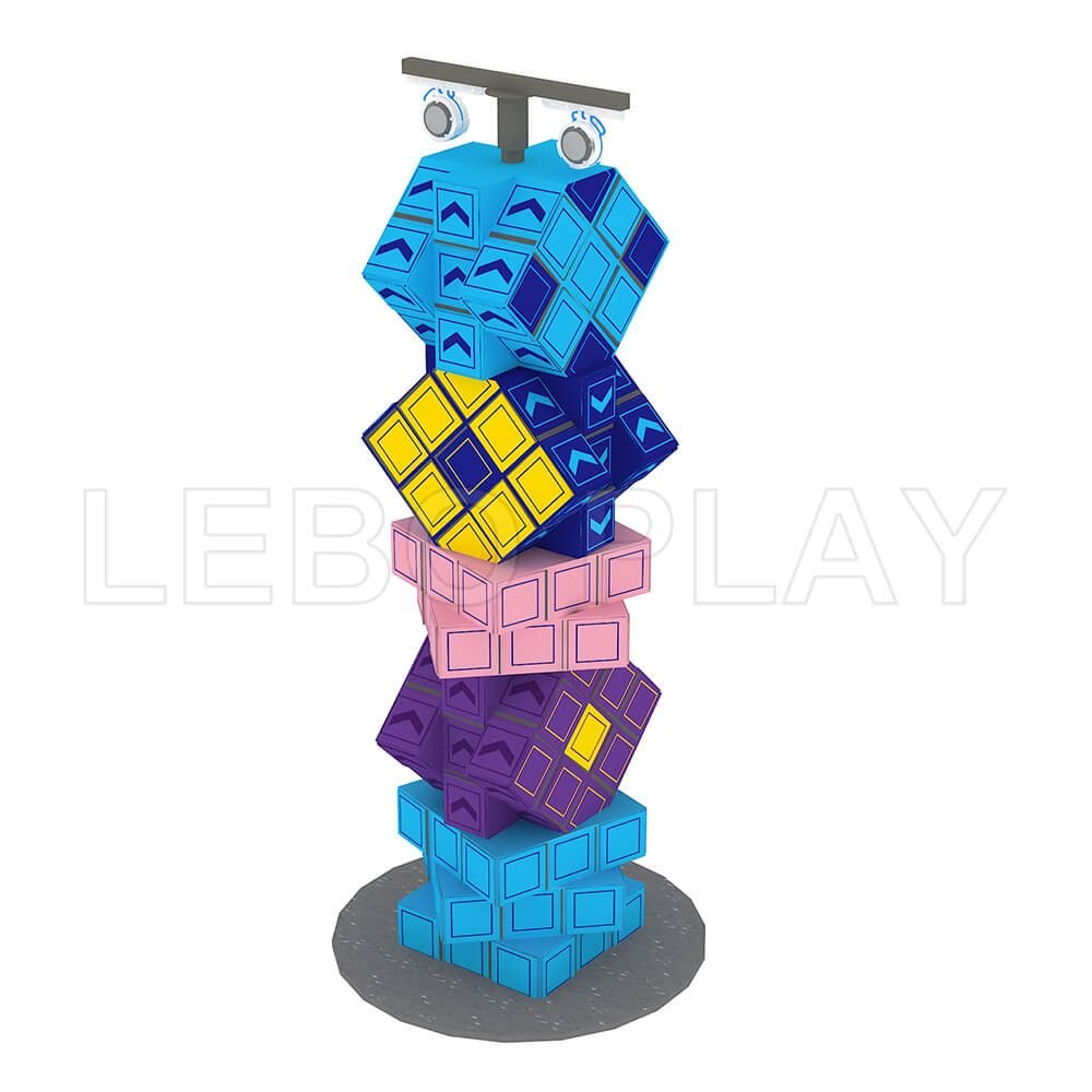 rubik cube climbing wall