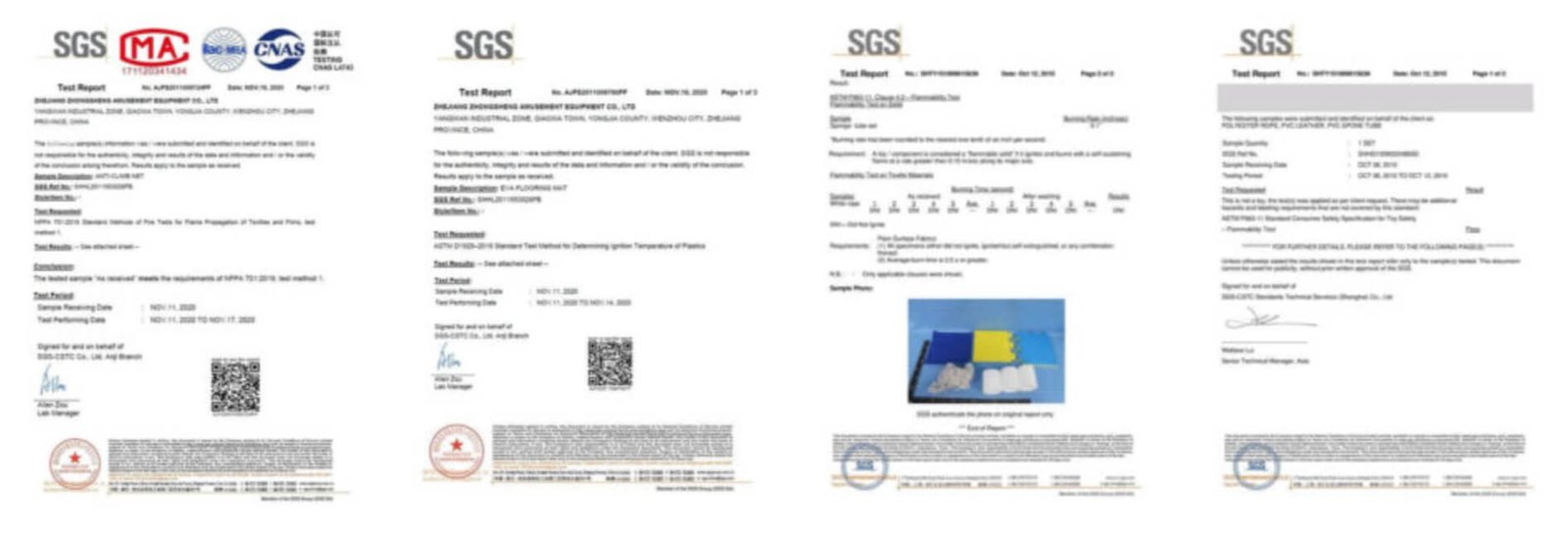 indoor play certificates