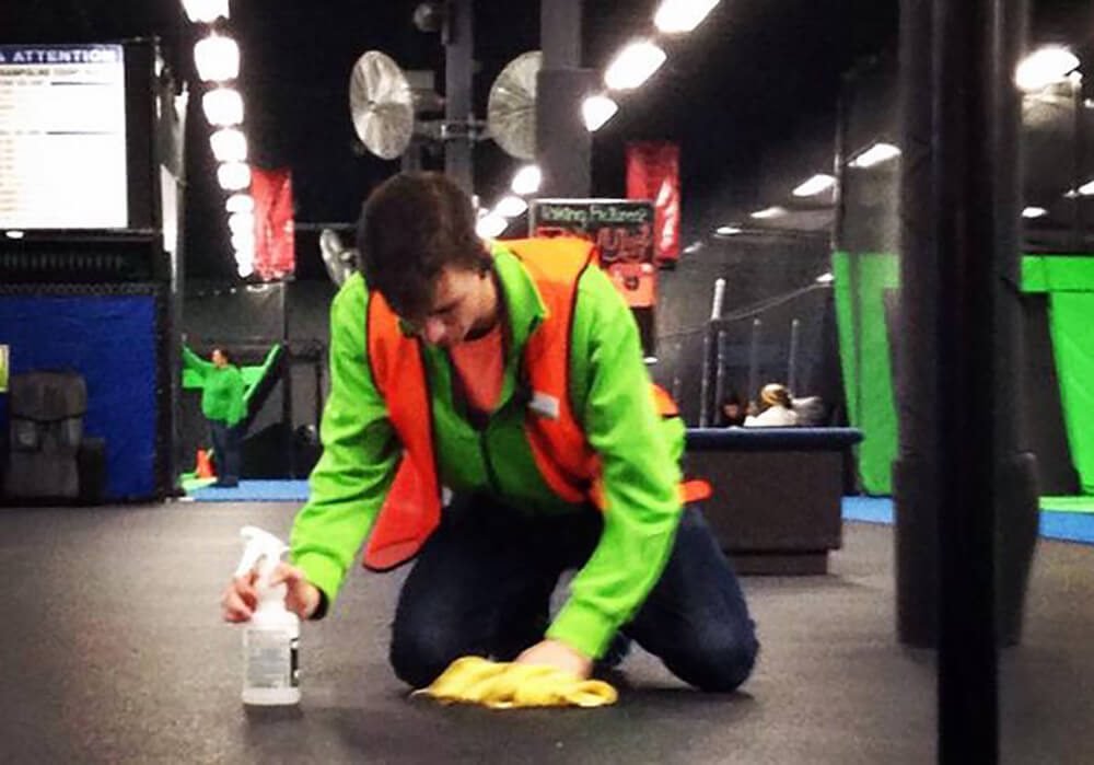indoor park daily clean