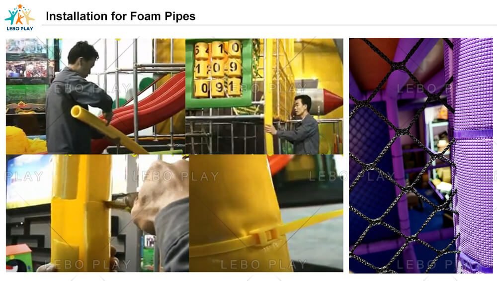 foam pipe installation