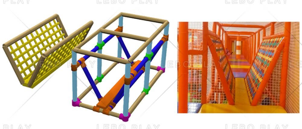 single plank bridge