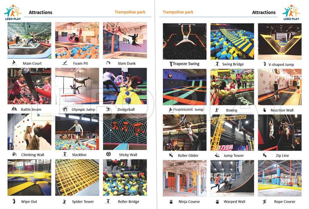 trampoline park attraction