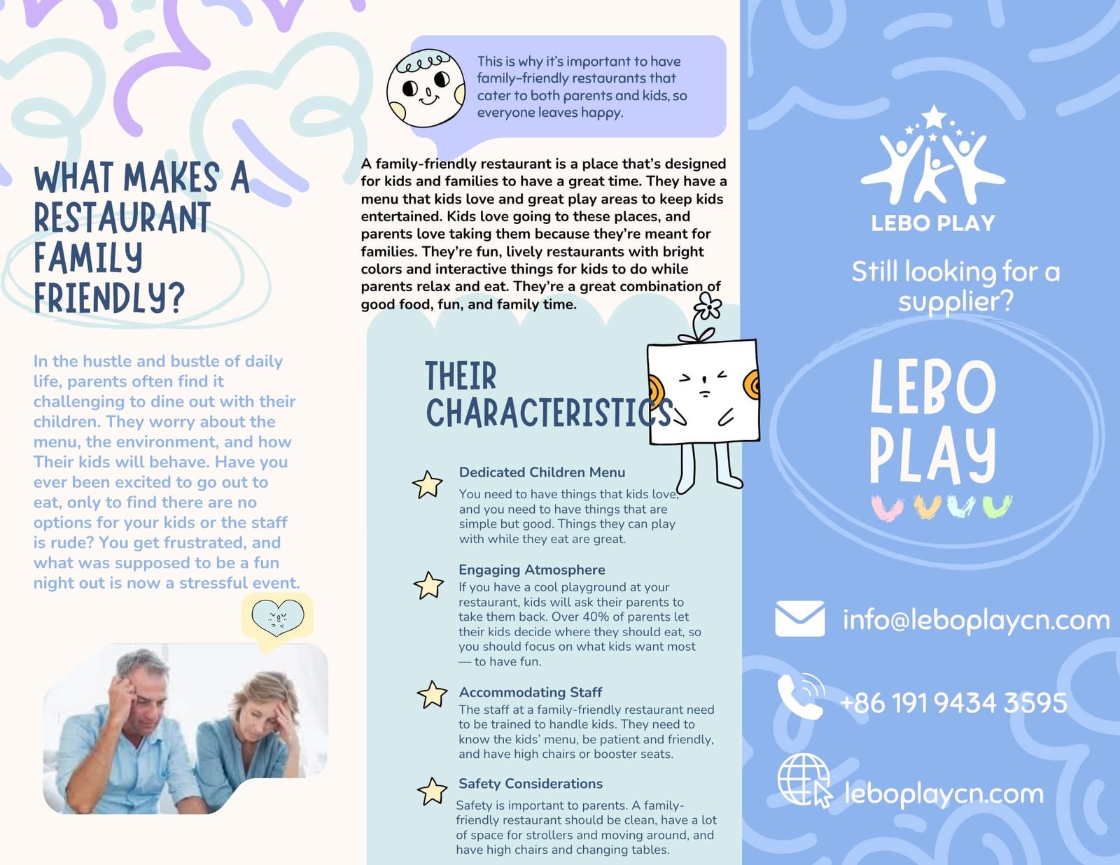 what makes a restaurant family friendly