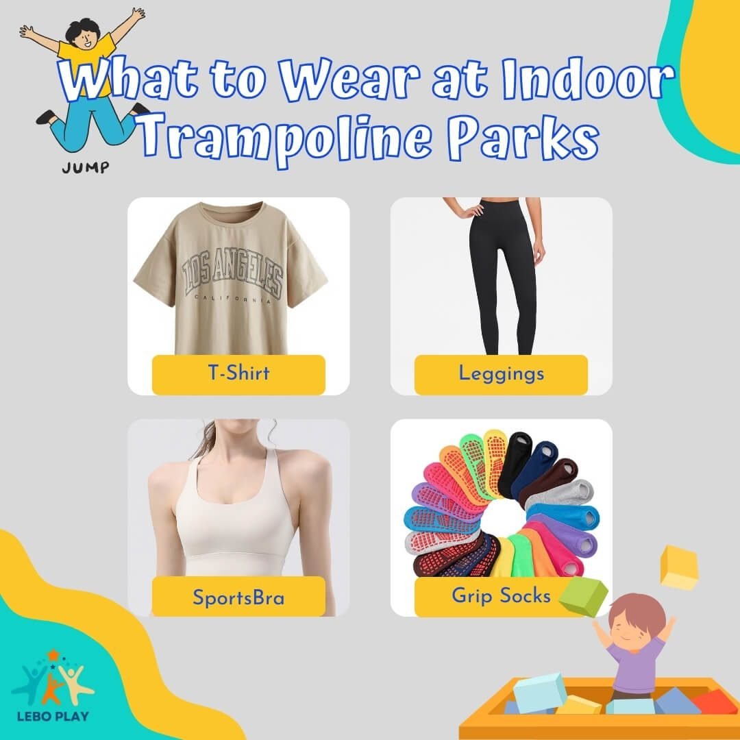what to wear at indoor trampoline parks
