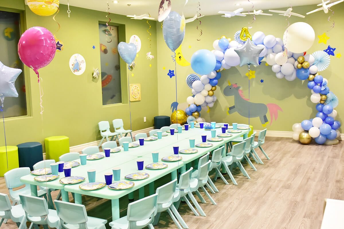 indoor playground birthday party