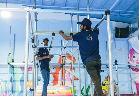 install indoor playground