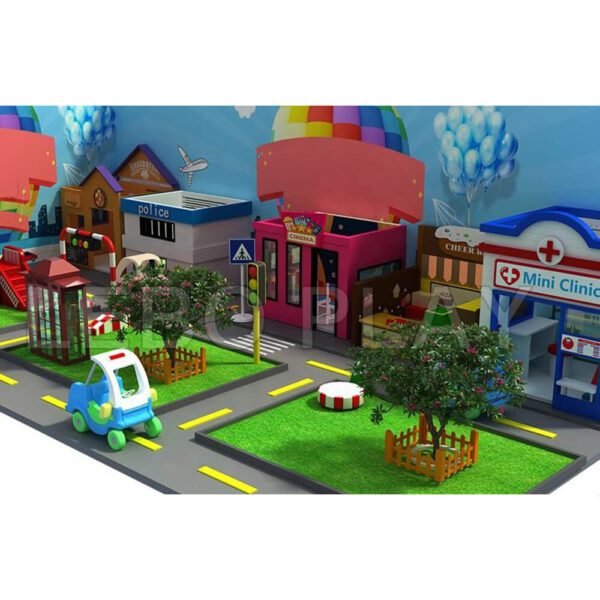 indoor play space kids town daycare preschool indoor playgroundlp kt004