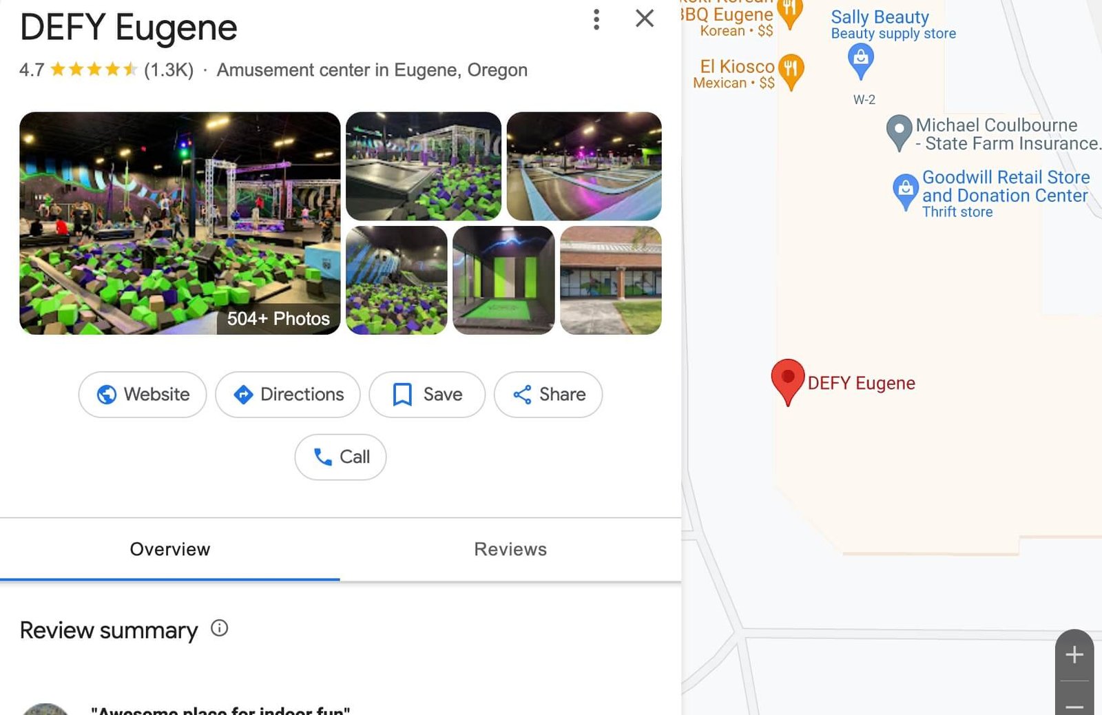 defy eugene