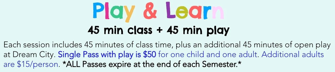 dream city play learn fee