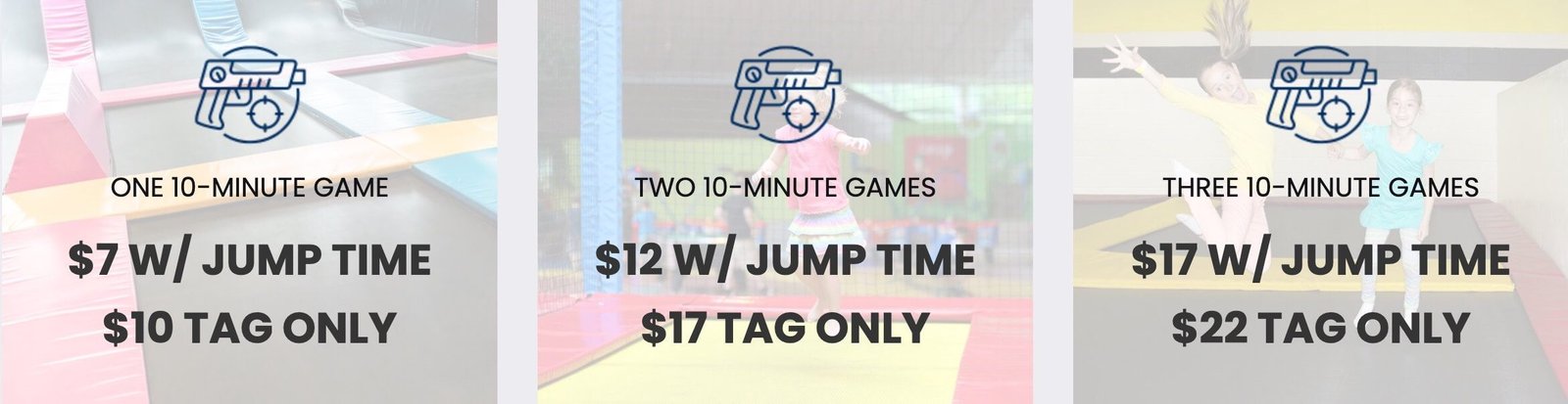 shock wave trampoline park laser tag price