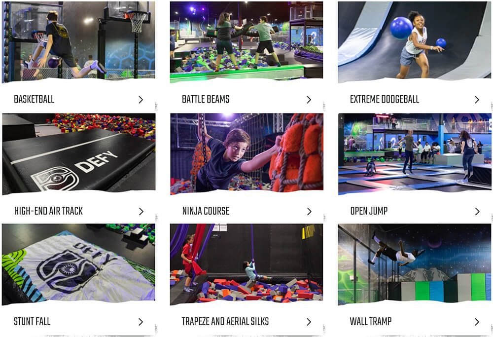 trampoline games