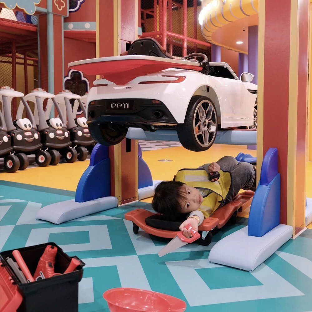 car repair shop playhouse