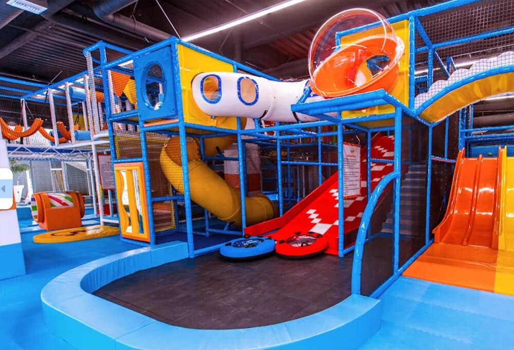 seat at indoor playground