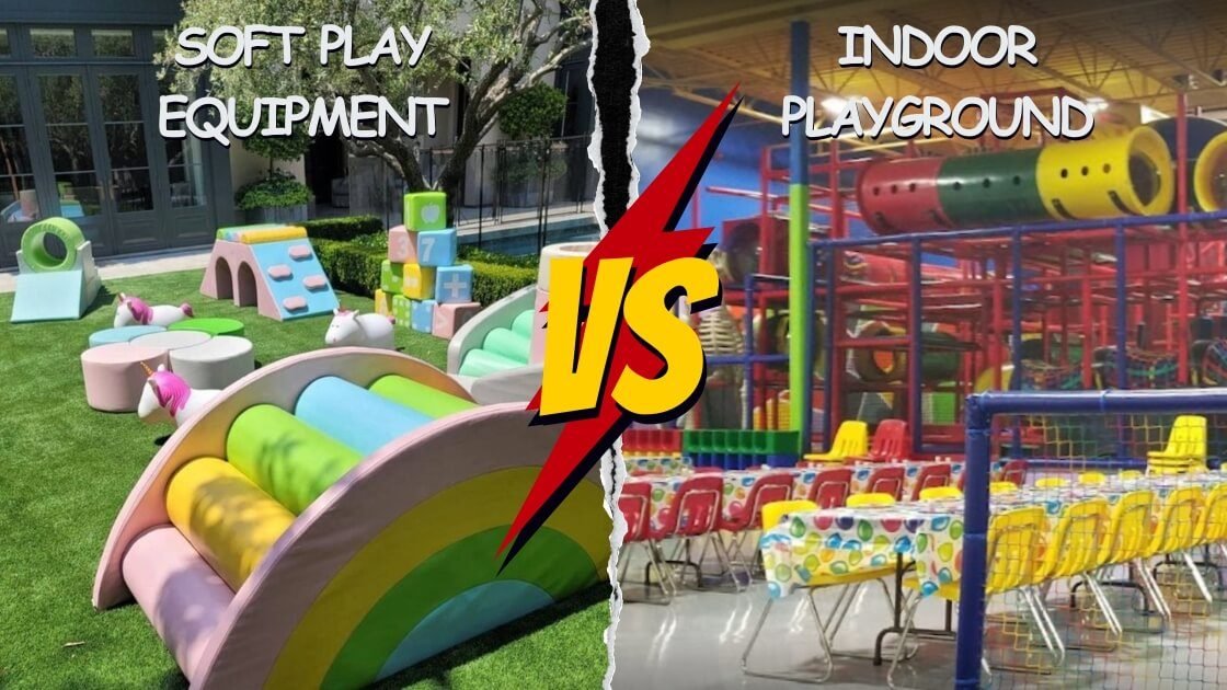 difference between indoor playground and soft play