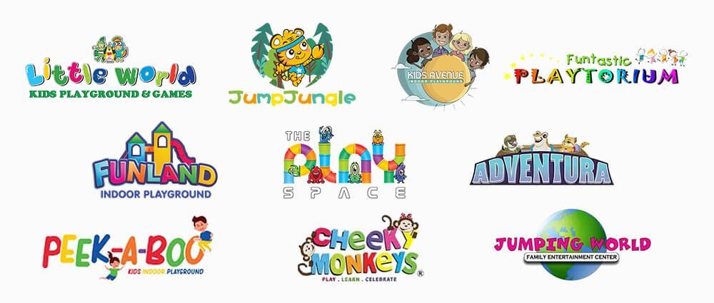 indoor playground venue logo