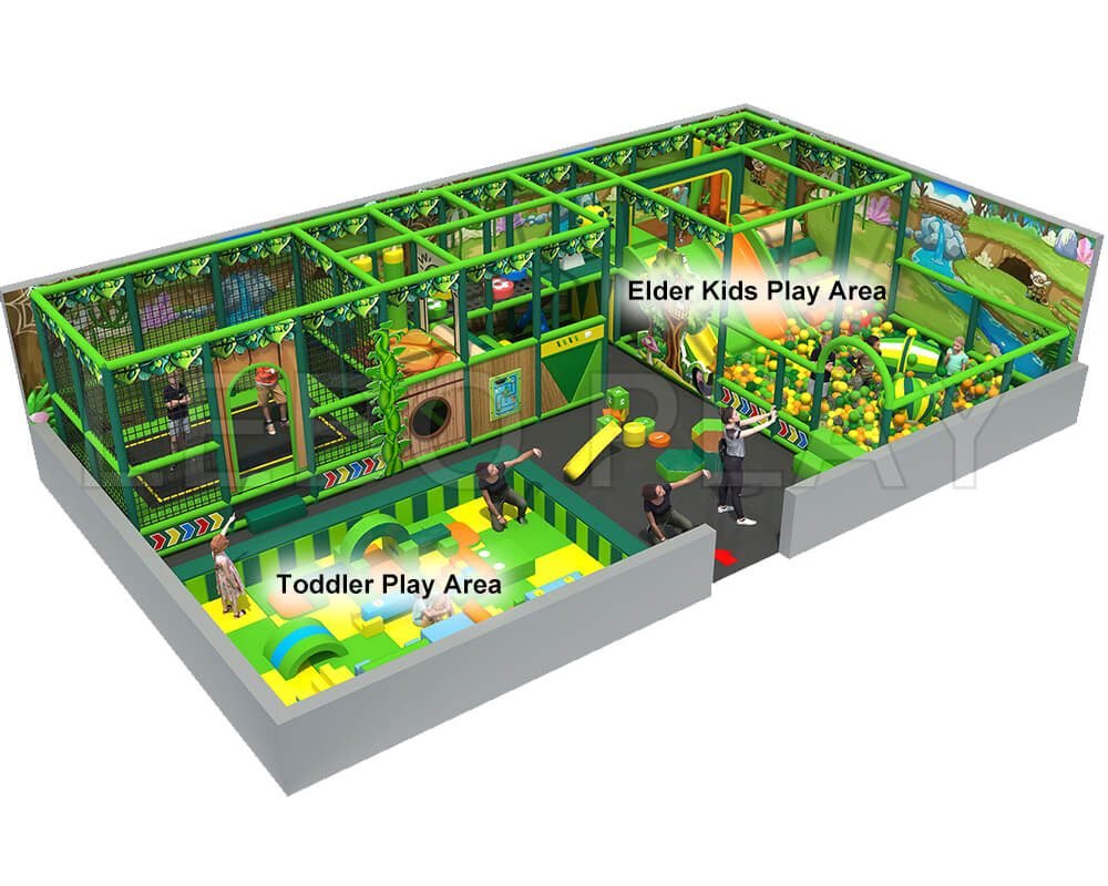 age appropriate indoor playground
