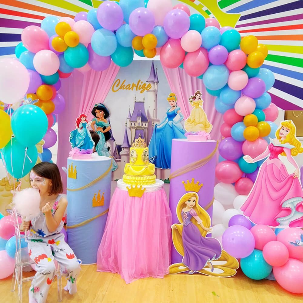 princess theme indoor playground birthday party