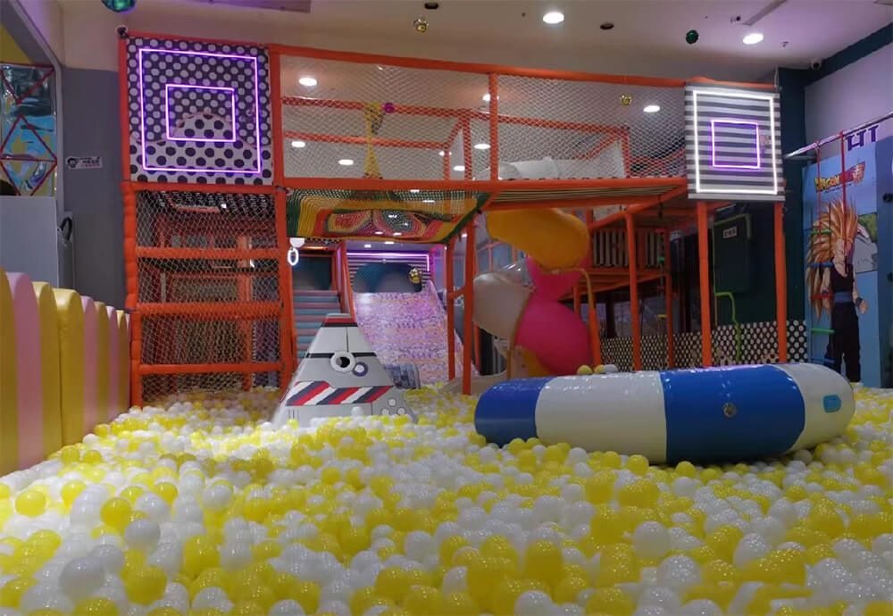 dim indoor playground
