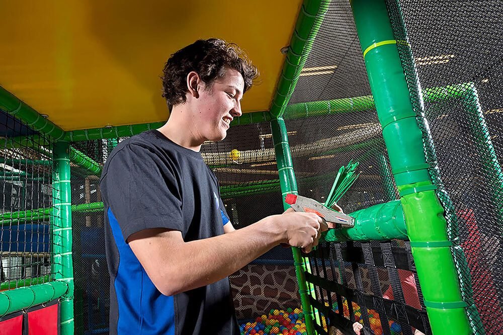 indoor playground maintenance