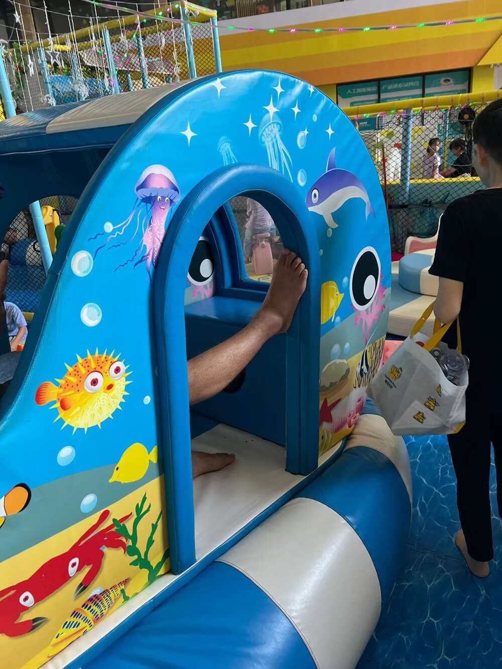 messy indoor playground
