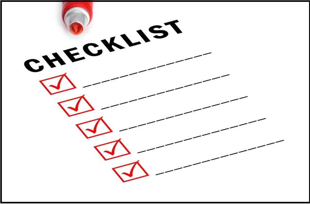 indoor playground maintenance checklist