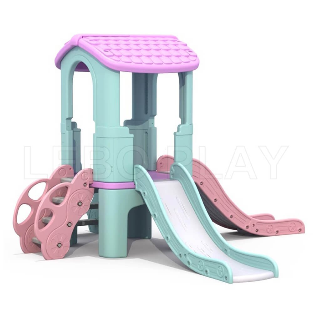 plastic playhouse with slide